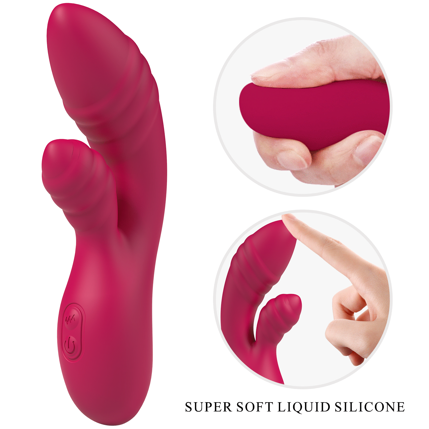 Party Up DALIDA USB Rechargeable Rabbit Vibrator 16.2cm Party Up