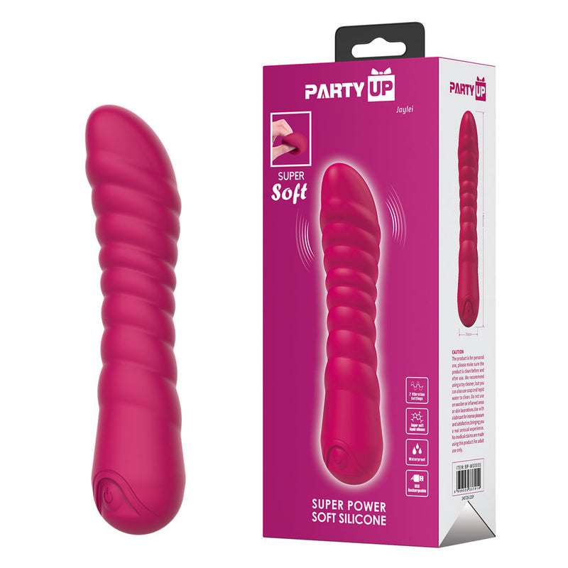 Party Up JAYLEI USB Rechargeable Vibrator 14.6cm