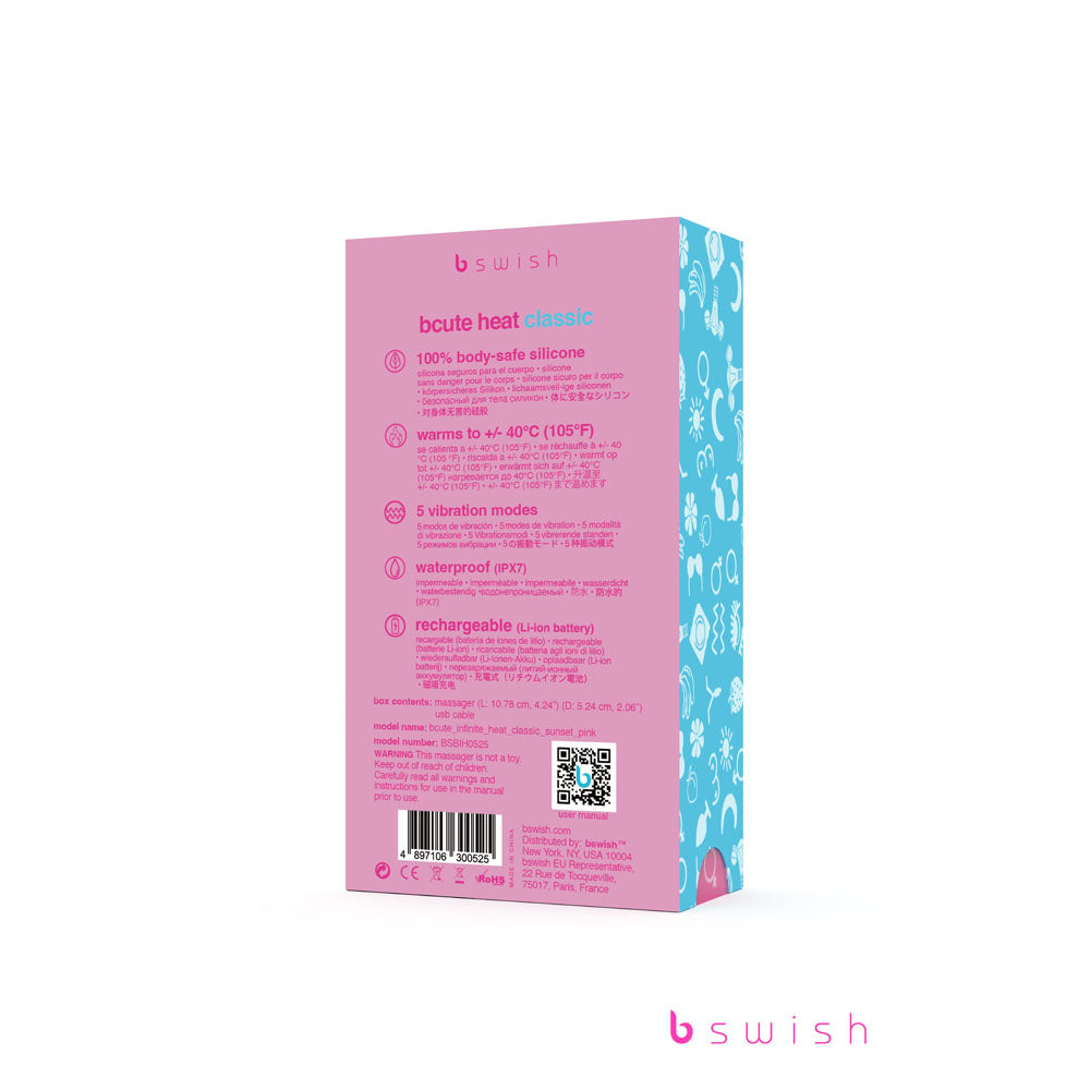 Bswish Bcute Infinite Heat Classic USB Rechargeable Vibrator 10cm Bswish