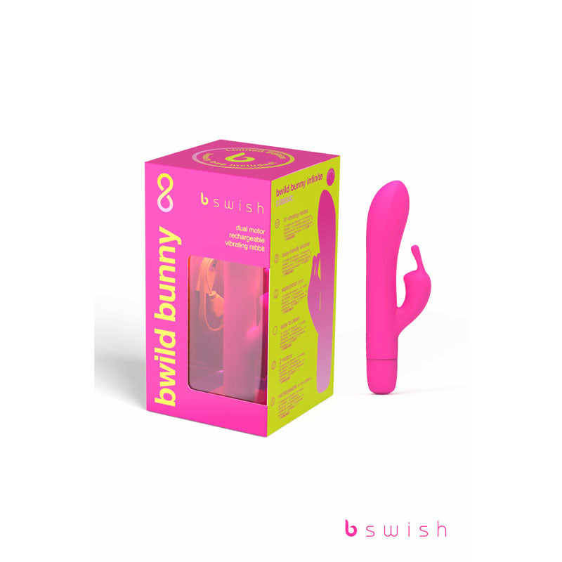 Bswish Bwild Classic Bunny Infinite Limited Edition USB Rechargeable Rabbit Vibrator With Storage Case 15.2cm