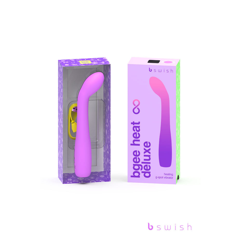 Bswish Bgee Heat Infinite Deluxe USB Rechargeable Vibrator 18cm Bswish
