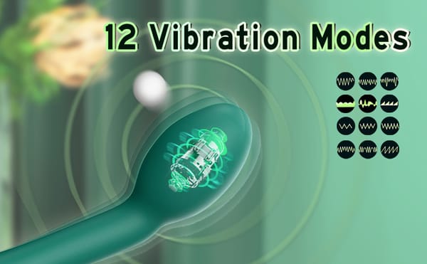Elosung USB Rechargeable G Spot Vibrator Green Elosung