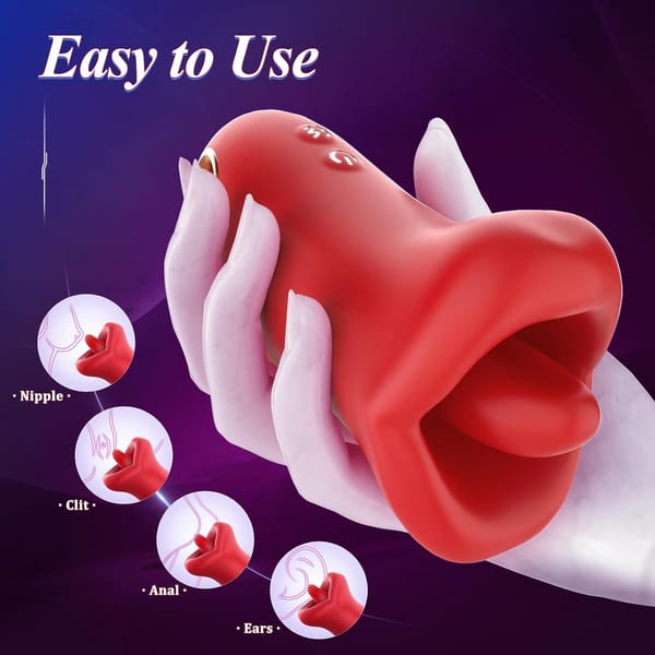 Elosung Big Mouth Tongue Licking Vibrator Secondary image