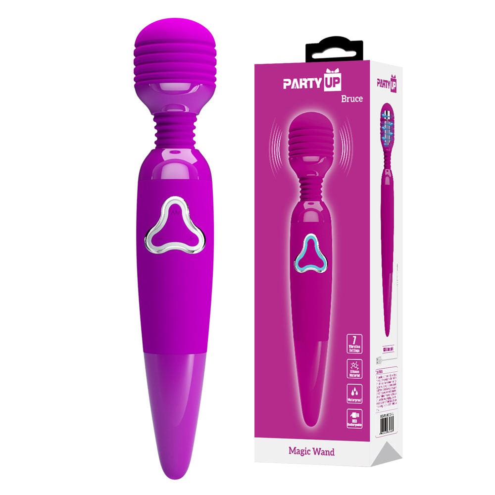 Party Up BRUCE Wand USB Rechargeable Massage Wand 25cm Party Up