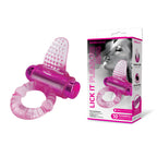 Bodywand Rechargeable Lick It Pleasure Ring USB Rechargeable Vibrating Cock Ring Pink Bodywand