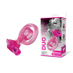 Bodywand Rechargeable Duo Ring With Clit Tickler USB Rechargeable Vibrating Cock Ring Bodywand