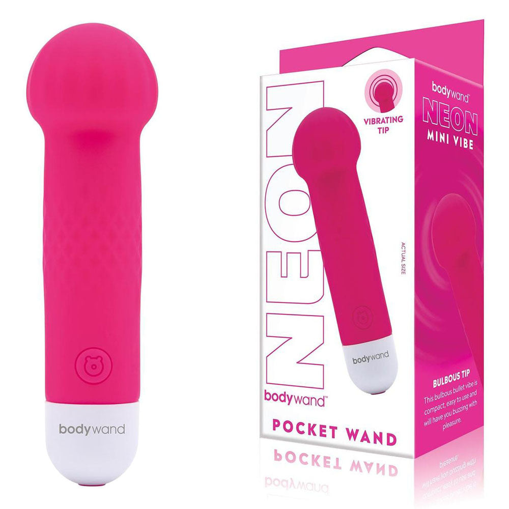 Bodywand Neon USB Rechargeable Mini Pocket Wand 12cm Bodywand Main image