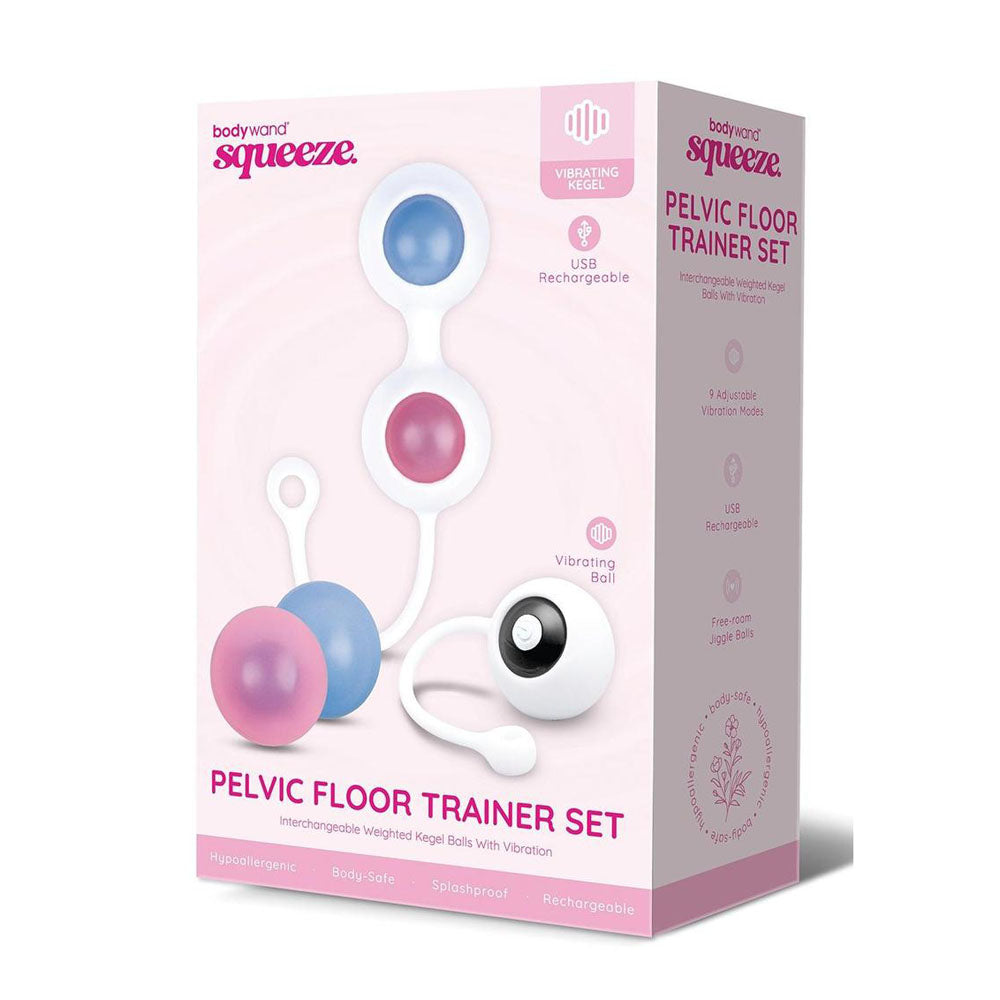Bodywand Squeeze Pelvic Floor Trainer Set USB Rechargeable Weighted Vibrating Kegel Set Bodywand Main image