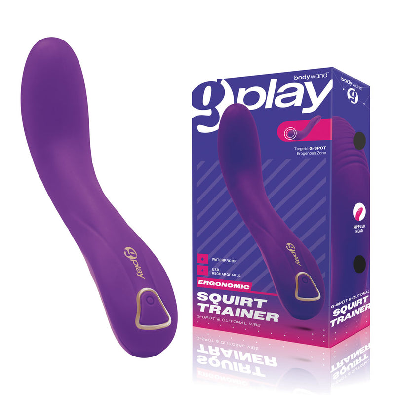 Bodywand G Play Ergonomic Squirt Trainer USB Rechargeable Vibrator 19cm