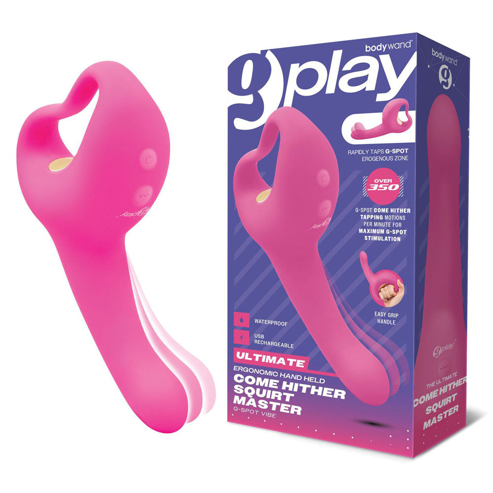 Bodywand G Play Ultimate Come Hither Squirt Master USB Rechargeable Vibrator 19cm Bodywand