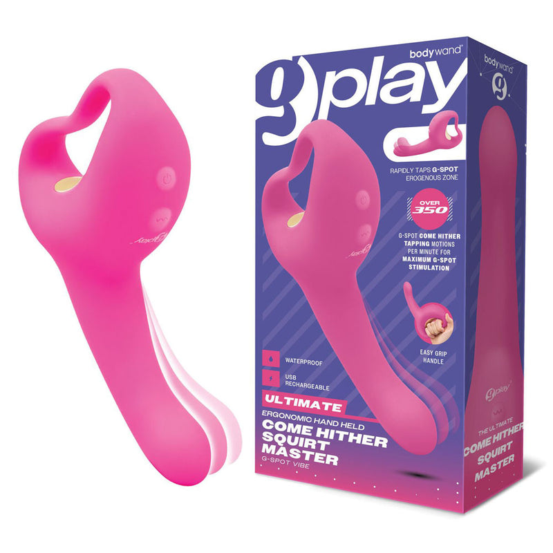 Bodywand G Play Ultimate Come Hither Squirt Master USB Rechargeable Vibrator 19cm