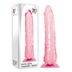 Adam & Eve Pink Jelly Realistic Dildo 8 Inch Pink Adam & Eve