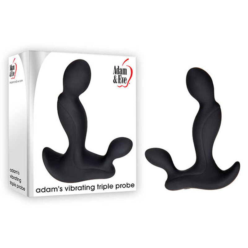 Adam & Eve Adam's Vibrating Triple Probe USB Rechargeable Prostate Massager Adam & Eve Main image