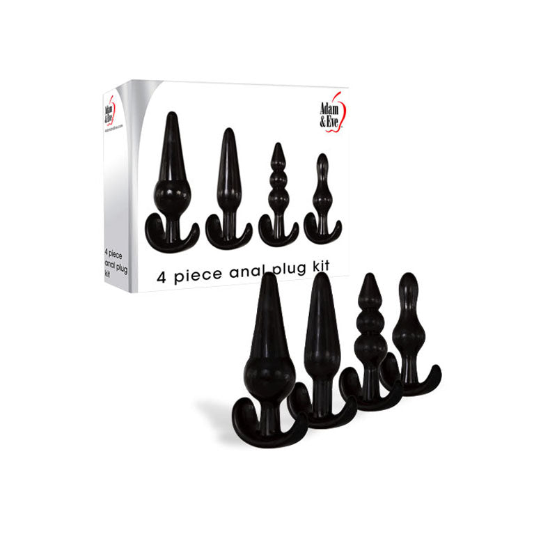 Adam & Eve Anal Plug Kit Set Of 4 Sizes Adam & Eve