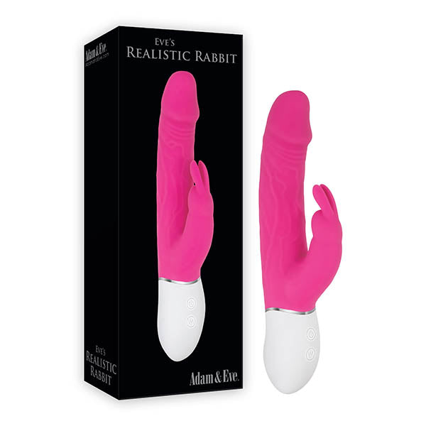Adam & Eve Eve's Realistic USB Rechargeable Rabbit Vibrator 21.6cm Adam & Eve