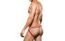 Prowler Open Back Brief Backless Mens Jock Brief White / Red Large Prowler