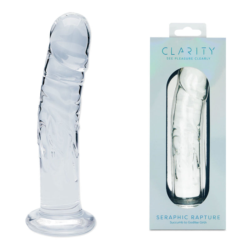 Creative Conceptions Clarity Seraphic Rapture Glass Dildo 17.8cm