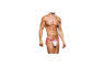 Prowler Open Back Brief Backless Mens Jock Brief White / Red Medium Prowler