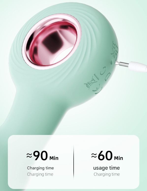 Elosung Handheld G Spot & Prostate Massager USB Rechargeable Green Elosung