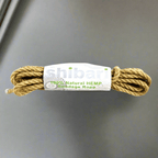 Shibari Natural Hemp Bondage Rope 5m Black Shibari