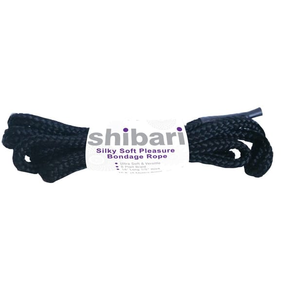 Shibari Natural Hemp Bondage Rope 5m Black Shibari