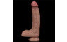 Lovetoy Dual Layered Silicone Dildo With Balls Lovetoy