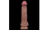 Lovetoy Dual Layered Silicone Dildo With Balls Lovetoy