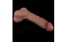 Lovetoy Dual Layered Silicone Dildo With Balls Lovetoy