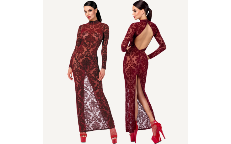 Noir Kink Royal Gown Red Noir
