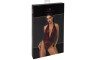 Noir Kink Royal Draped Plunge Bodysuit Red Noir