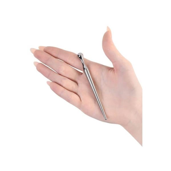 Metal Urethral Sound Needle Plug Silver Metal