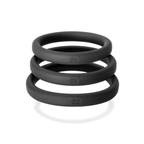 PerfectFit Xact Fit Silicone Cock Ring Set Medium 3 Pack Medium PerfectFit