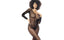 Mapale Long Sleeve Fishnet Full Bodystocking Black Mapale