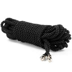 Lovetoy Rebellion Reign Silky Bondage Rope Ebony Black Lovetoy