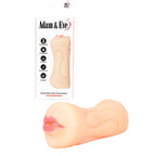 Adam & Eve Bang & Blow Deep Throat Vagina & Mouth Dual Ended Stroker Flesh Adam & Eve