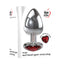 Adam & Eve Red Heart Gen Anal Butt Plug