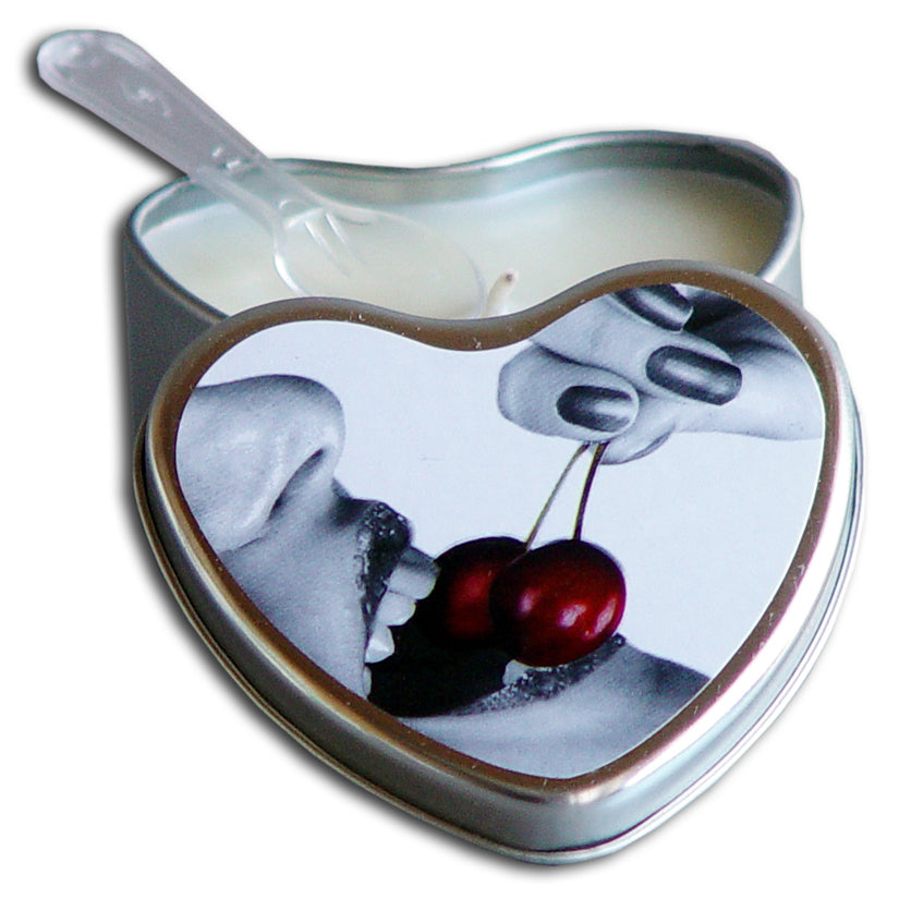 Earthly Body 4 In 1 Edible Heart Candle 4 Oz EARTHLY BODY Main image