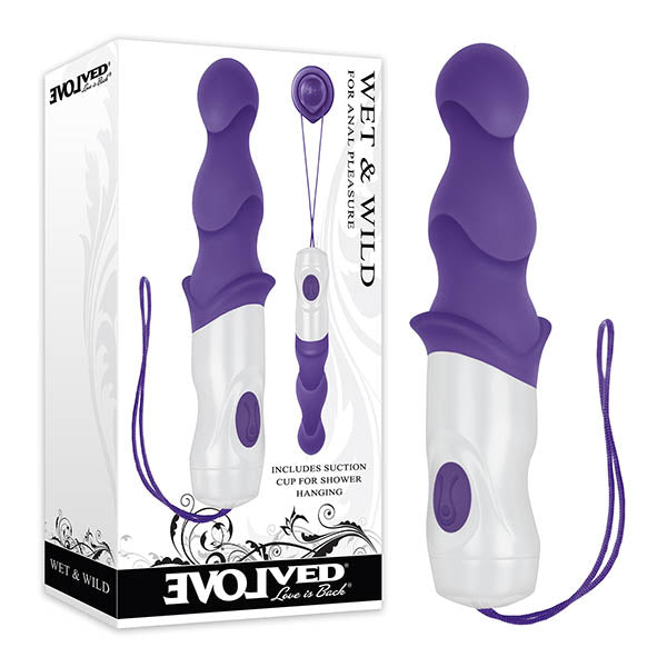 Evolved Wet & Wild Anal Vibrator 8 Inch