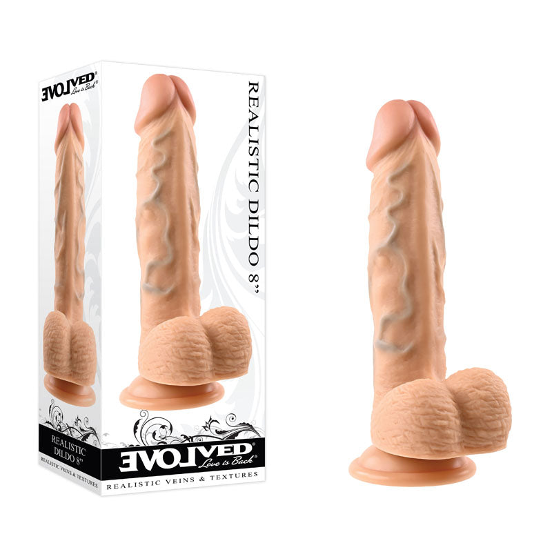 Evolved REALISTIC LIGHT Dong 8 Inch Flesh Evolved Main image