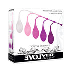 Evolved TIGHT & DELIGHT Kegel Trainer Set 5 Piece Kit Evolved
