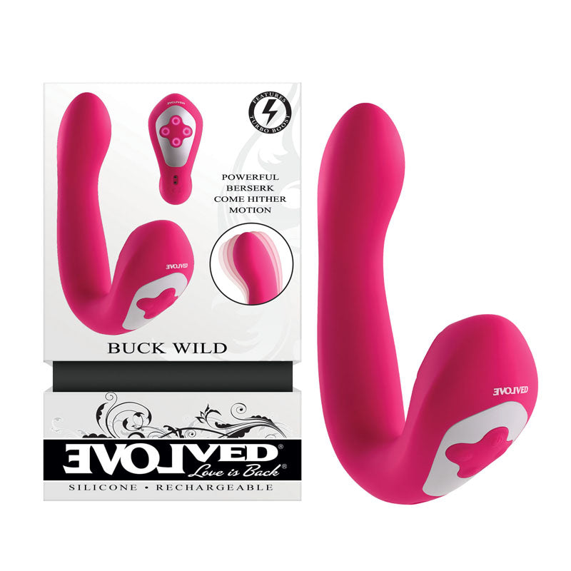 Evolved BUCK WILD USB Rechargeable Flicking Vibrator Evolved