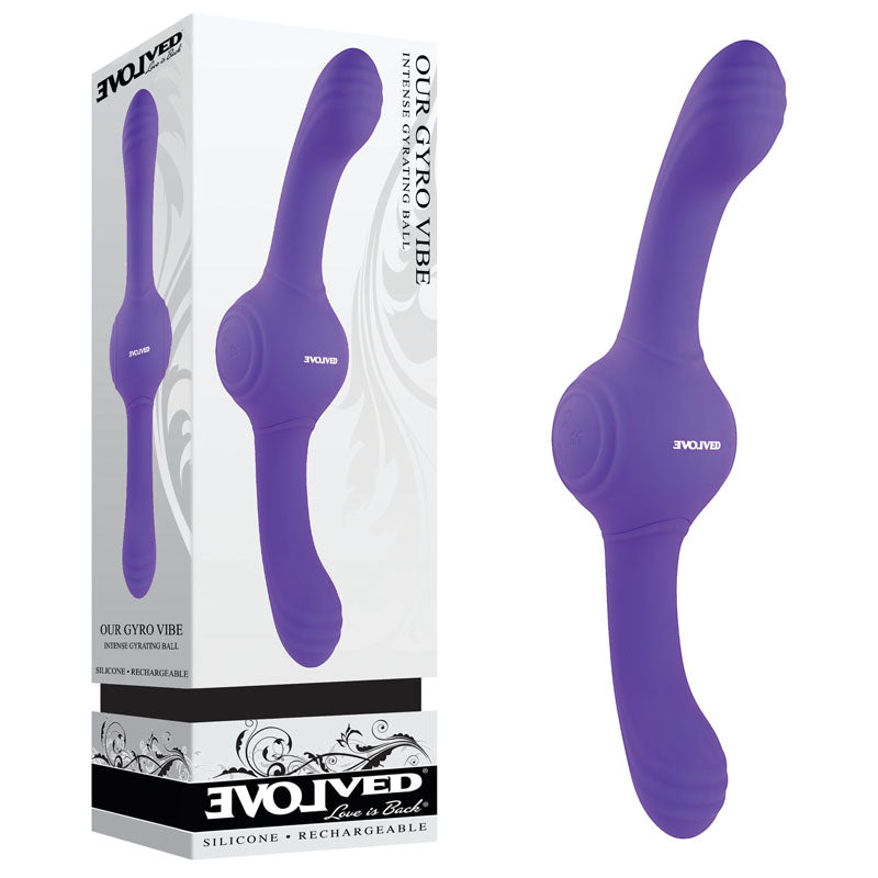 Evolved OUR GYRO VIBE USB Rechargeable Super Double Vibrator 29.5cm Evolved Main image