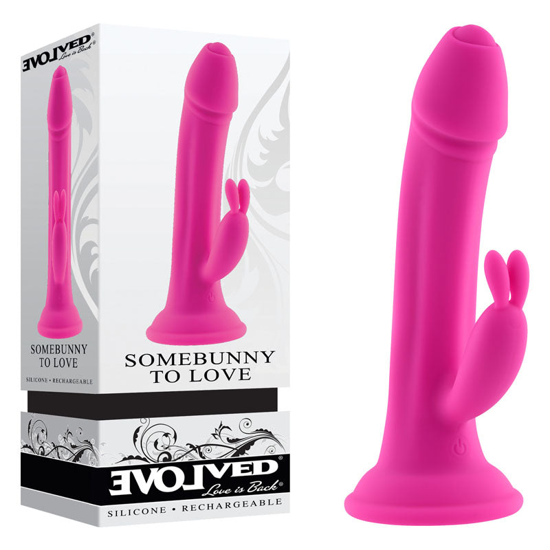 Evolved SOMEBUNNY TO LOVE USB Rechargeable Rabbit Vibrator 19.7cm