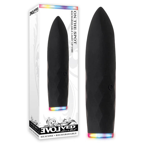 Evolved On The Spot USB Rechargeable Bullet Vibrator Black Evolved