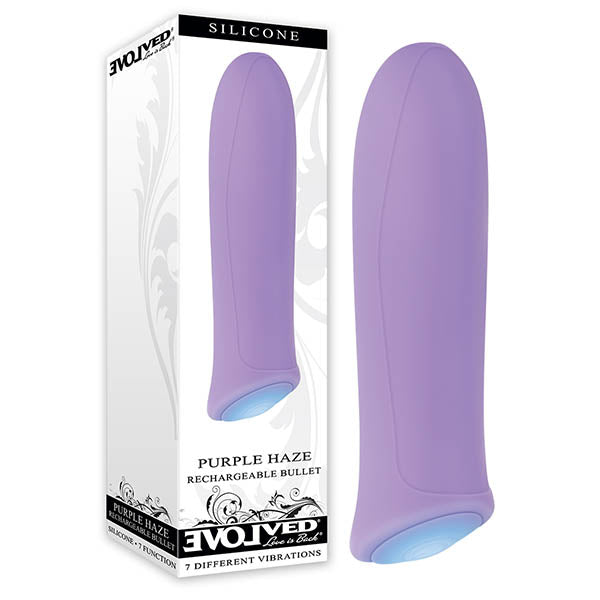 Evolved Purple Haze USB Rechargeable Bullet Vibrator Purple Evolved