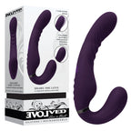 Evolved SHARE THE LOVE - Purple 22.9 cm USB Rechargeable Inflatable Strapless Strap-On Evolved