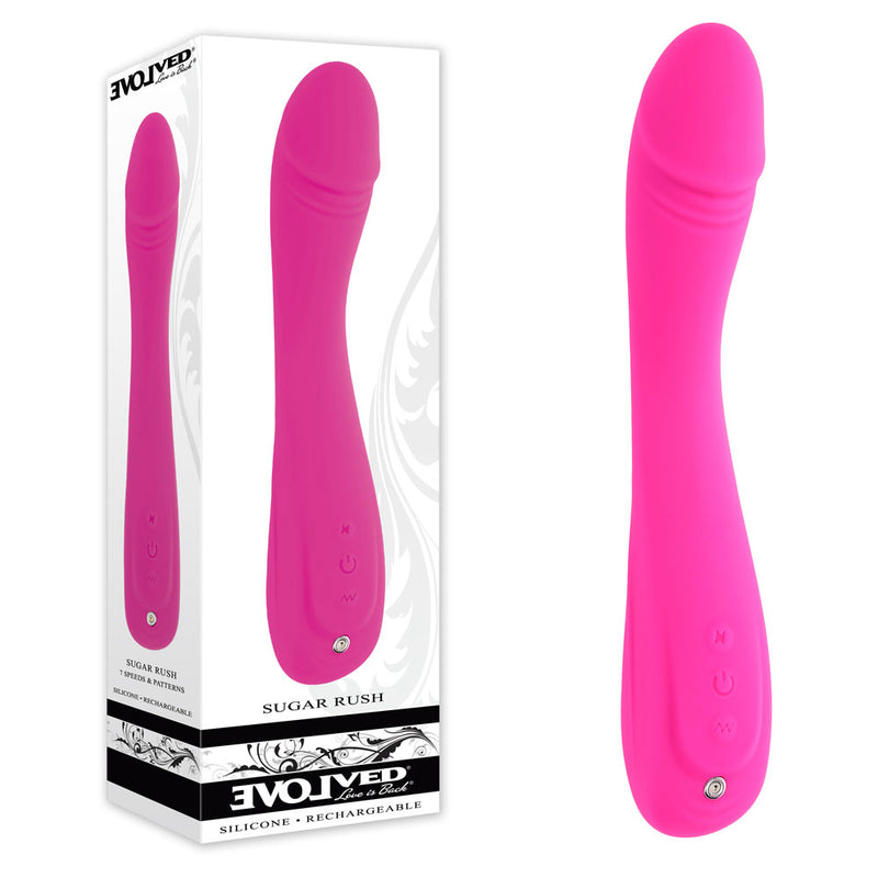 Evolved SUGAR RUSH USB Rechargeable Vibrator 21.6cm