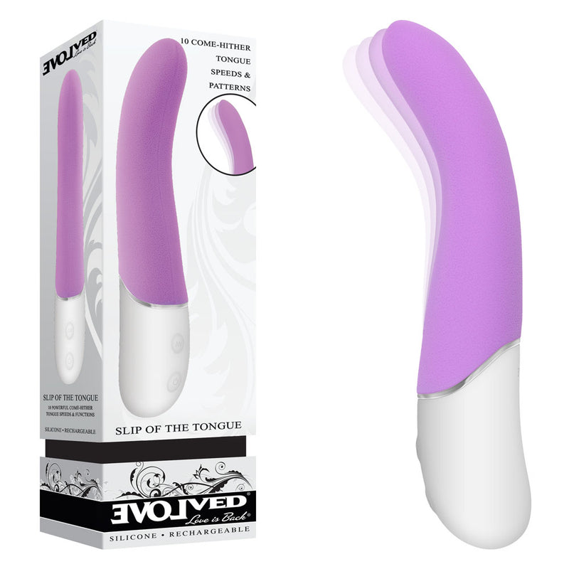Evolved SLIP OF THE TONGUE USB Rechargeable Flicking Tongue Vibrator 21.1cm