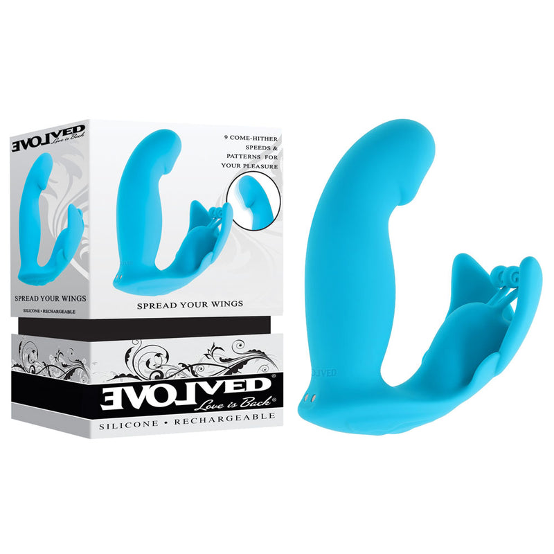 Evolved SPREAD YOUR WINGS USB Rechargeable Wearable Butterfly Vibrator