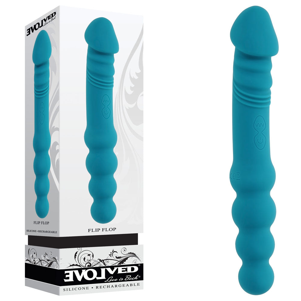 Evolved FLIP FLOP USB Rechargeable Dual Ended Vibrator 23.1cm Evolved Main image